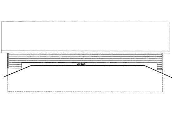 Exterior - Other Elevation for Traditional House Plan #117-754, 0 bath
