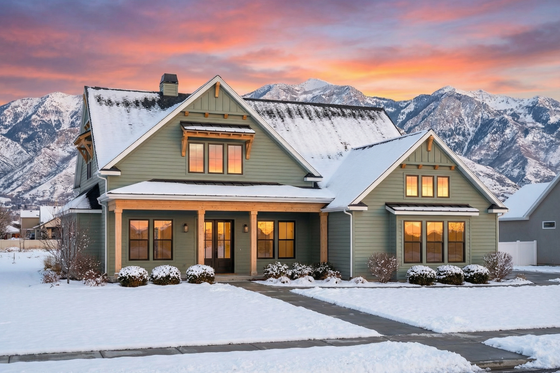 Exterior - Front Elevation 3 for Craftsman House Plan #1096-73 - 4 bed, 3 bath