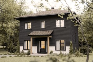 Contemporary Exterior - Front Elevation Plan #23-2825