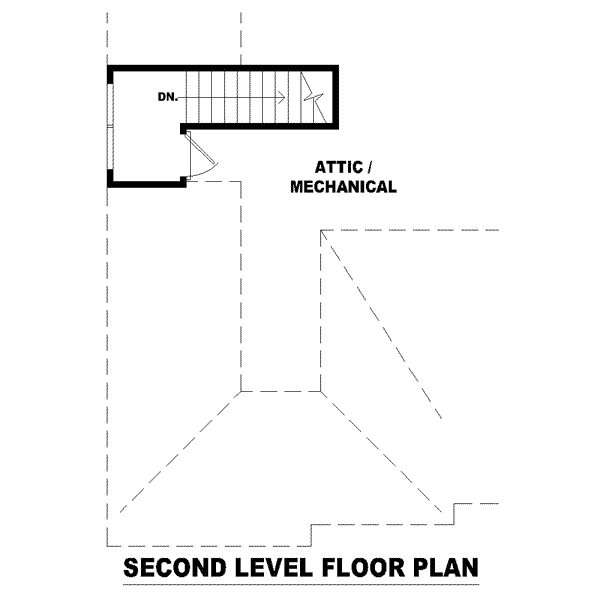 European Floor Plan - Upper Floor Plan #81-1611