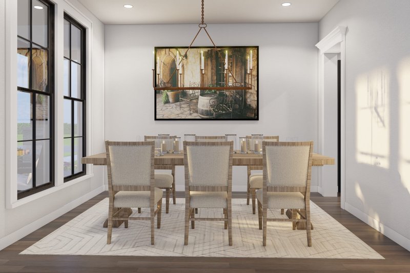 Home Plan - Interior - Dining Room for Farmhouse House Plan #923-435 - 3 bed, 4.5 bath