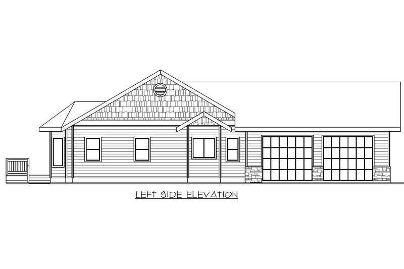Dream House Plan - Exterior - Other Elevation for Traditional House Plan #117-364 - 3 bed, 2.5 bath