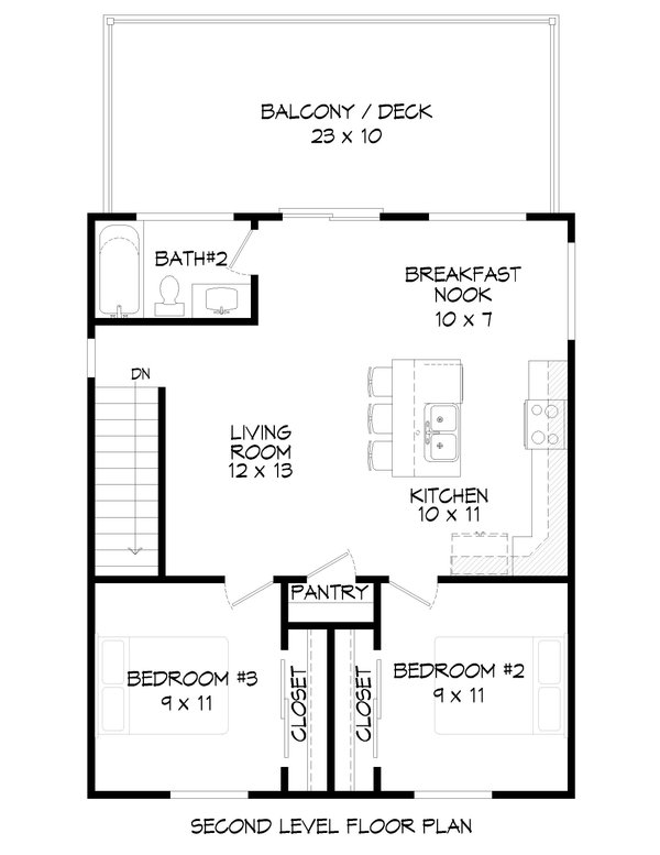 Home Plan - Traditional Floor Plan - Main Floor Plan #932-438