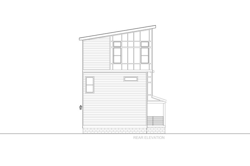 Dream House Plan - Exterior - Rear Elevation for Modern House Plan #1085-7 - 4 bed, 4 bath