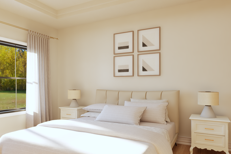 Architectural House Design - Interior - Master Bedroom 1 for Farmhouse House Plan #1064-101 - 3 bed, 2.5 bath
