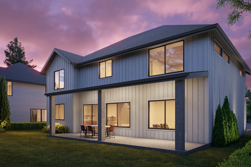 Dream House Plan - Exterior - Rear Elevation for Traditional House Plan #1066-250 - 5 bed, 3 bath