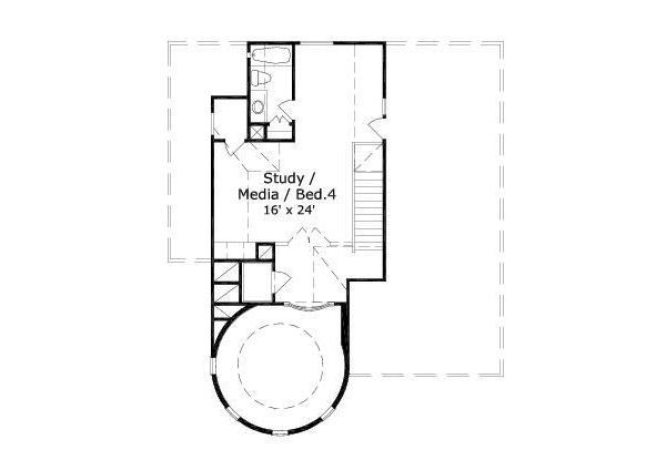 European Floor Plan - Other Floor Plan #411-487