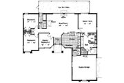 Mediterranean Style House Plan - 3 Beds 2 Baths 1771 Sq/Ft Plan #417-149 