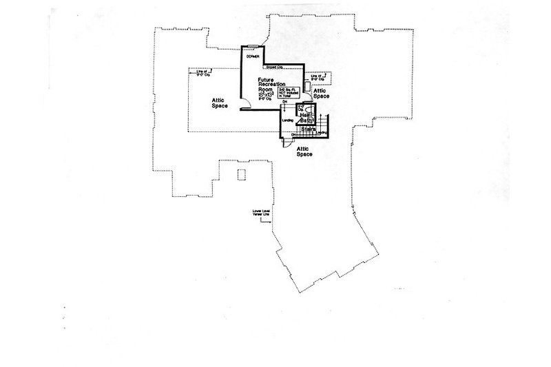 Home Plan - Floor Plan - Other Floor for European House Plan #310-699 - 3 bed, 2.5 bath
