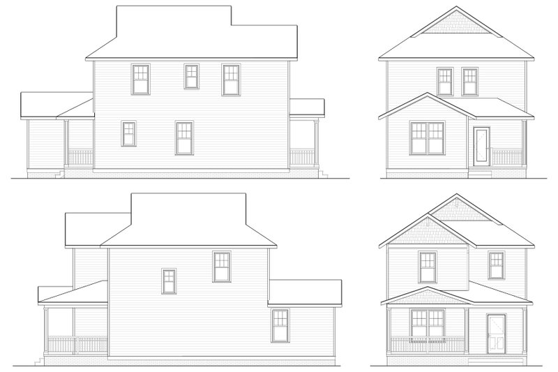 Dream House Plan - Exterior - Other Elevation for Victorian House Plan #936-42 - 4 bed, 2 bath