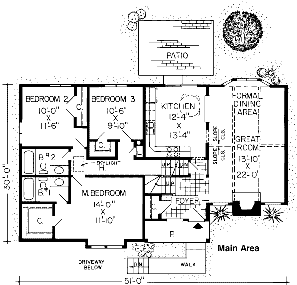 Modern Floor Plan - Main Floor Plan #312-228