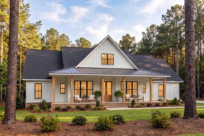 Dream House Plan - Exterior - Front Elevation 7 for Farmhouse House Plan #430-439 - 4 bed, 2.5 bath