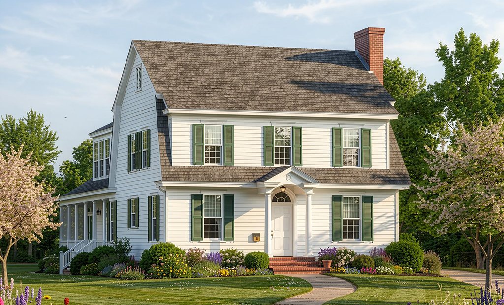 Photo 2 for Colonial House Plan #137-259 - 4 bed, 3.5 bath