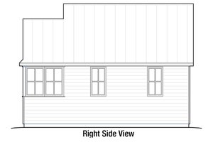Exterior - Other Elevation for Cottage House Plan #915-7 - 1 bed, 1 bath