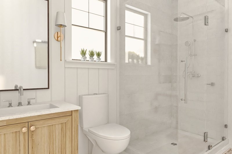Home Plan - Interior - Bathroom for Farmhouse House Plan #119-455 - 1 bed, 1 bath