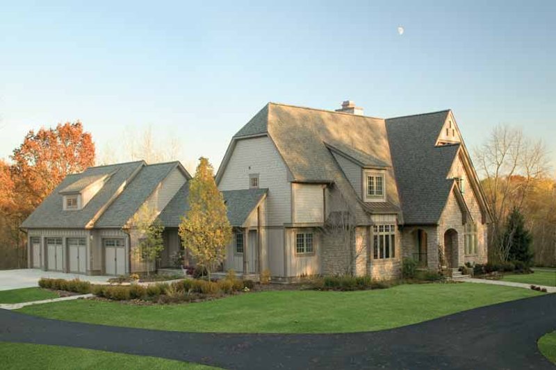 Home Plan - Exterior - Front Elevation 5 for European House Plan #928-16 - 4 bed, 3.5 bath