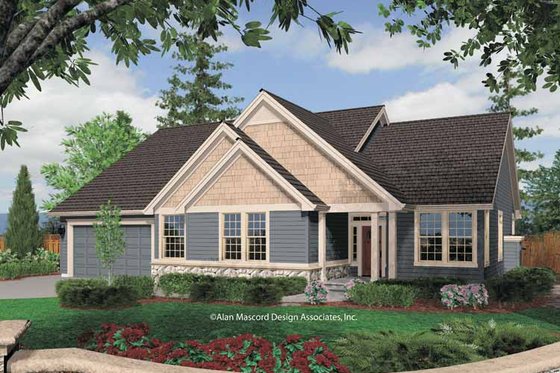 Exterior - Front Elevation 3 for Traditional House Plan #48-846 - 4 bed, 2 bath