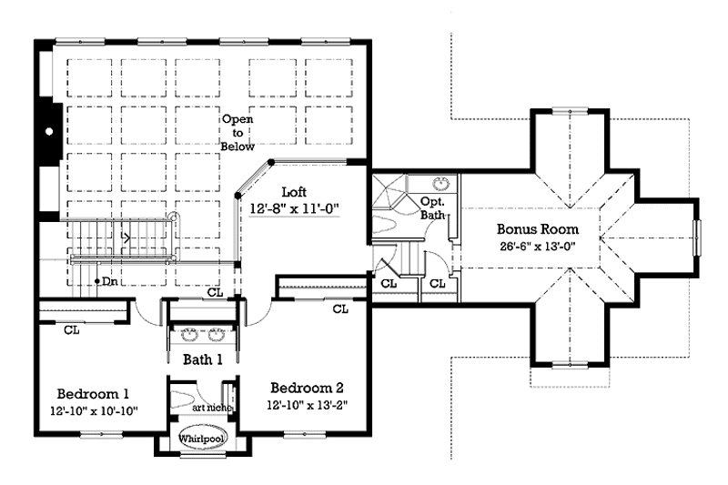 Home Plan - Floor Plan - Upper Floor for Victorian House Plan #930-206 - 3 bed, 2.5 bath