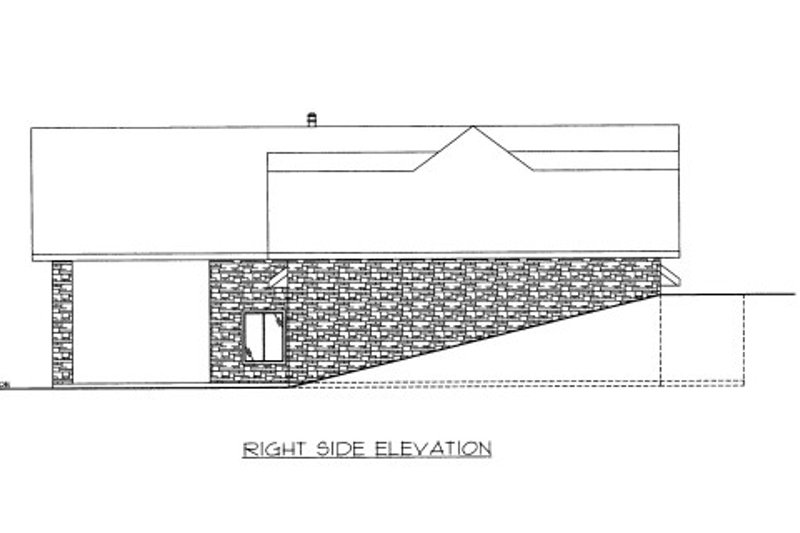 House Blueprint - Exterior - Other Elevation 1 for Bungalow House Plan #117-621 - 3 bed, 2.5 bath