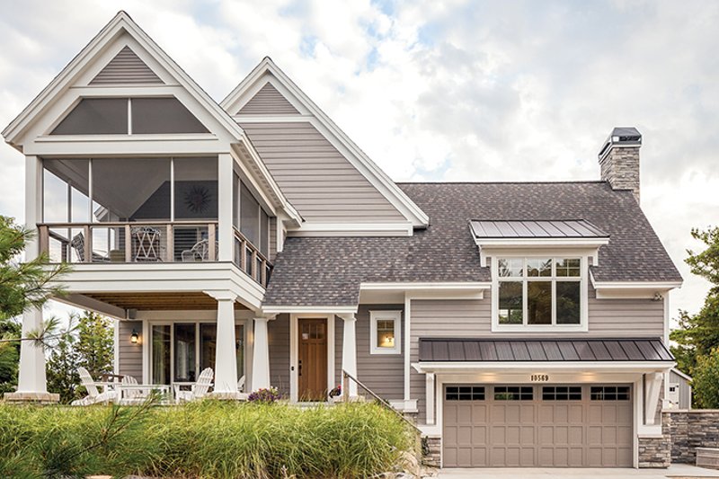 Architectural House Design - Exterior - Front Elevation 3 for Contemporary House Plan #928-274 - 3 bed, 2.5 bath