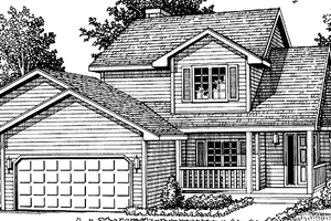 House Design - Country Exterior - Front Elevation Plan #981-28