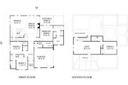 Farmhouse Style House Plan - 4 Beds 3.5 Baths 2667 Sq/Ft Plan #1053-93 Floor 