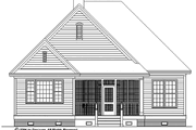 Traditional Style House Plan - 3 Beds 2 Baths 1651 Sq/Ft Plan #929-125 