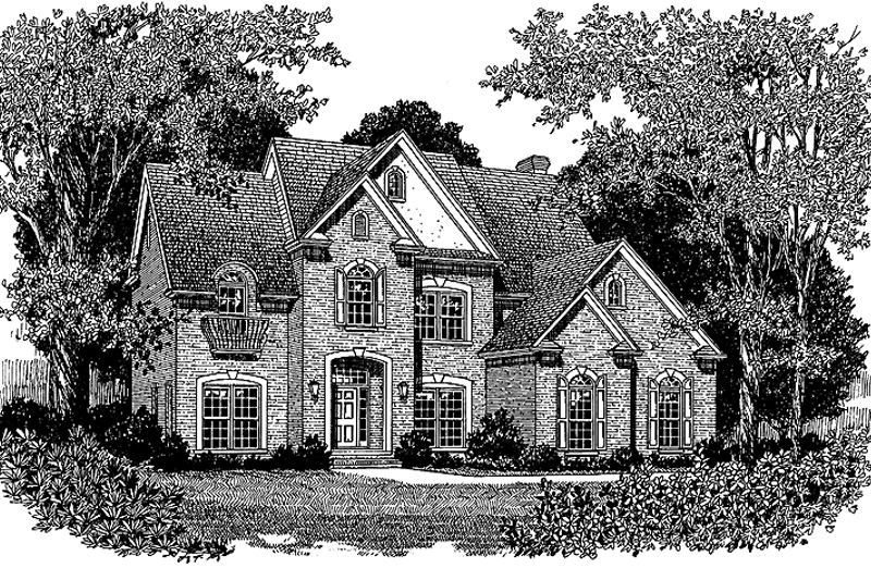 Home Plan - Exterior - Front Elevation 3 for Traditional House Plan #453-139 - 4 bed, 2.5 bath