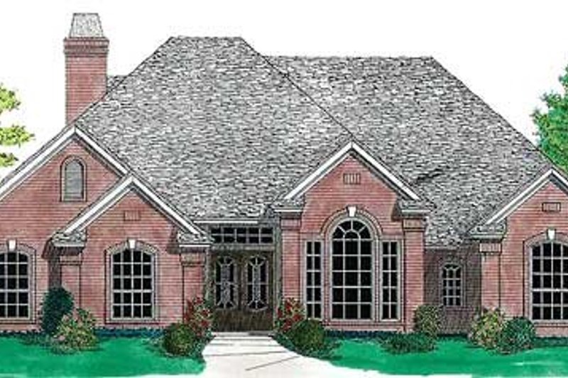 Architectural House Design - Traditional Exterior - Front Elevation Plan #310-636