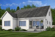 Farmhouse Style House Plan - 3 Beds 2 Baths 1717 Sq/Ft Plan #51-1404 