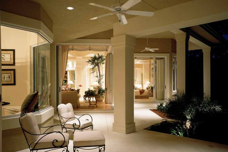 Home Plan - Exterior - Rear Elevation 1 for Mediterranean House Plan #930-45 - 3 bed, 3.5 bath