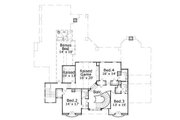 European Style House Plan - 4 Beds 4.5 Baths 5452 Sq/Ft Plan #411-312 
