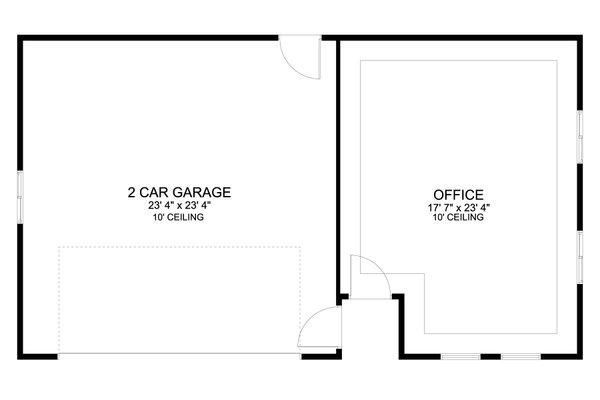 House Blueprint - Traditional Floor Plan - Main Floor Plan #1060-121