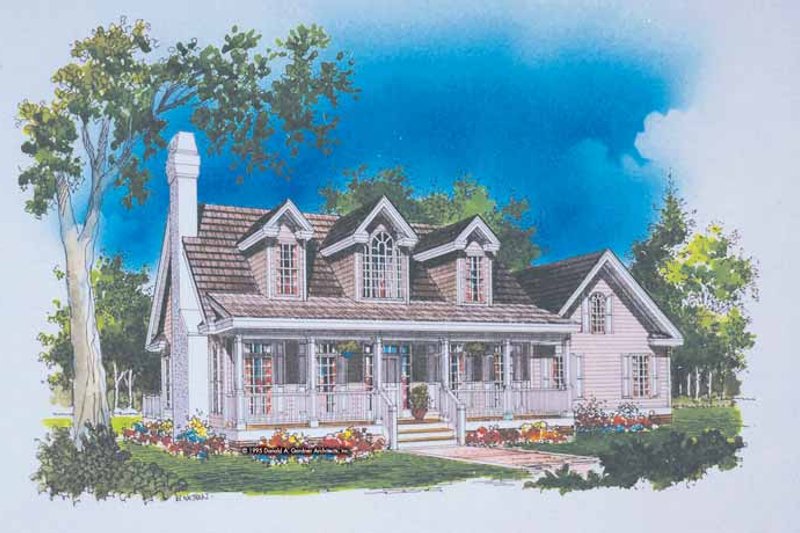 Home Plan - Country Exterior - Front Elevation Plan #929-231