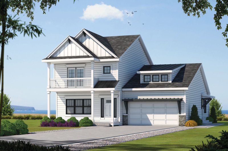 Dream House Plan - Traditional Exterior - Front Elevation Plan #20-2518