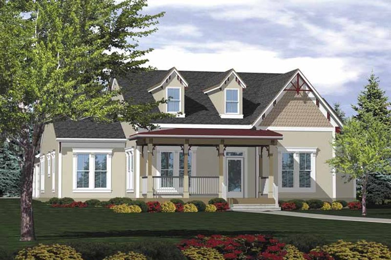 Home Plan - Ranch Exterior - Front Elevation Plan #320-830
