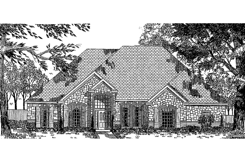 Home Plan - Exterior - Front Elevation 3 for Country House Plan #62-158 - 3 bed, 2 bath