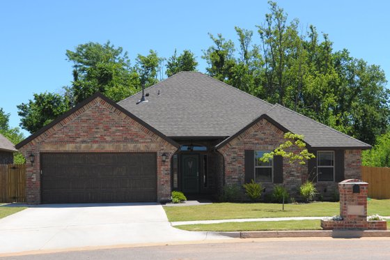 Exterior - Front Elevation 3 for Traditional House Plan #65-382 - 3 bed, 2 bath