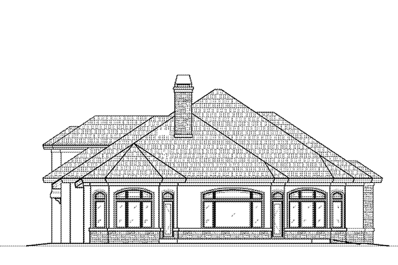 Home Plan - Exterior - Rear Elevation for Craftsman House Plan #1017-153 - 4 bed, 2.5 bath