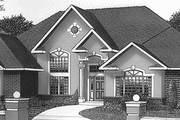 Mediterranean Style House Plan - 3 Beds 2 Baths 2615 Sq/Ft Plan #11-260 
