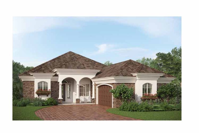Architectural House Design - Exterior - Front Elevation 5 for Country House Plan #938-14 - 3 bed, 2.5 bath
