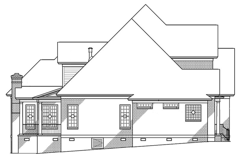 Home Plan - Exterior - Other Elevation 1 for Traditional House Plan #1054-8 - 5 bed, 4.5 bath