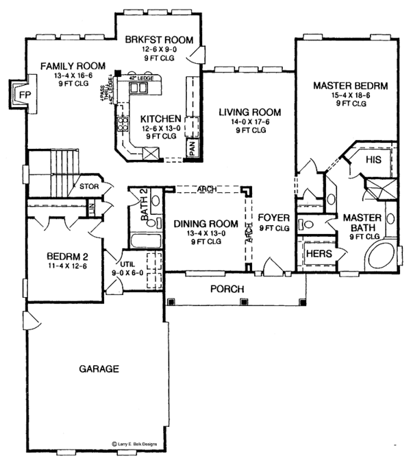 Dream House Plan - Contemporary Floor Plan - Main Floor Plan #952-147