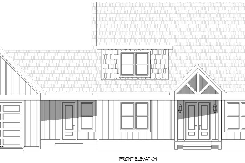 House Plan Design - Exterior - Front Elevation 4 for Farmhouse House Plan #932-1427 - 3 bed, 2 bath