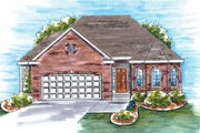 European Style House Plan - 2 Beds 2 Baths 1492 Sq/Ft Plan #20-1602 