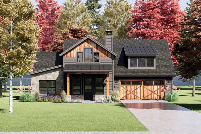 Dream House Plan - Country Exterior - Front Elevation Plan #1096-111