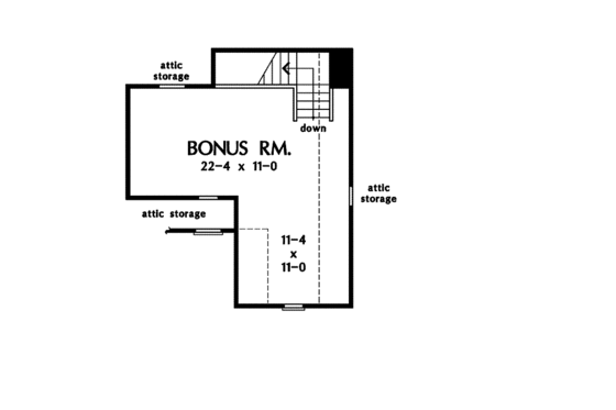 Floor Plan - Other Floor for Craftsman House Plan #929-869 - 3 bed, 3 bath