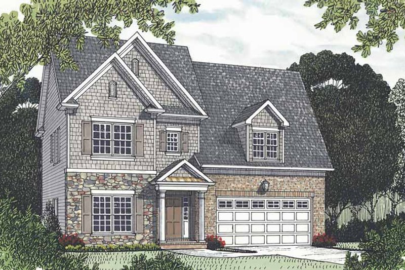 Home Plan - Traditional Exterior - Front Elevation Plan #453-527