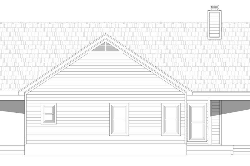 Home Plan - Exterior - Other Elevation 1 for Country House Plan #932-460 - 2 bed, 2.5 bath