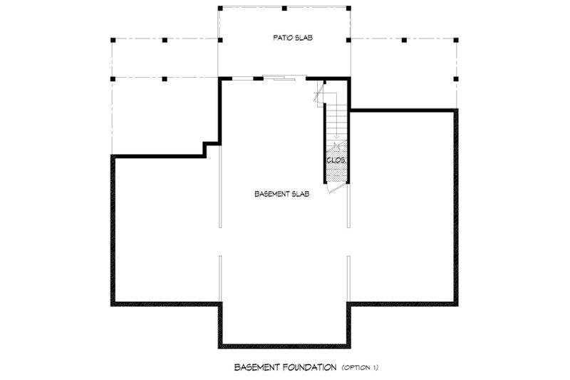 Home Plan - Floor Plan - Lower Floor for Country House Plan #932-400 - 2 bed, 2 bath